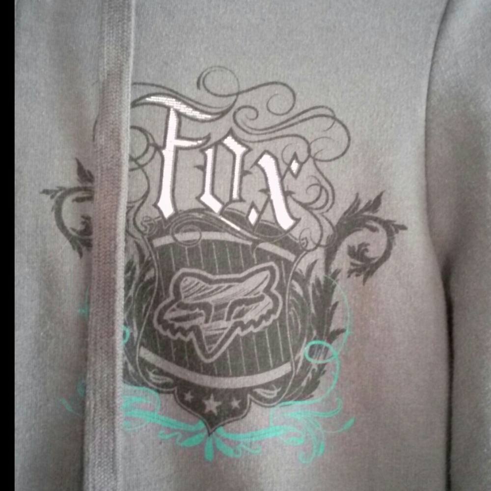 Fox full zip hooded sweatshirt